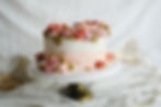 Thumbnail: 8" Edible Flowers Birthday Cake with EdibleGold