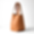 Archetta minimalist leather bucket handbag by Odd Modd front right angle