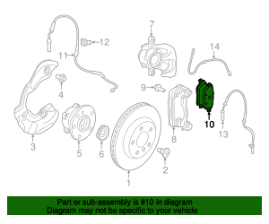 Brake Pads Front - BMW (34-10-6-884-267)
