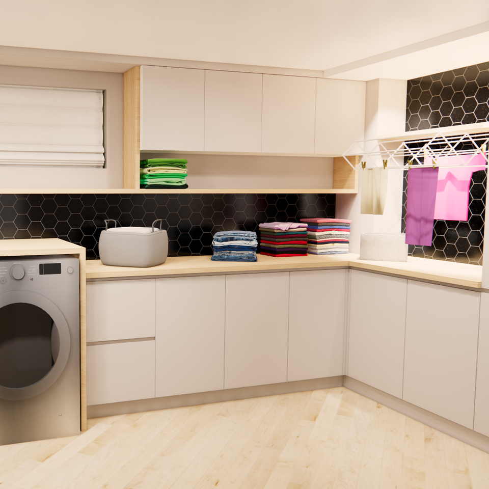 salle de lavage sous-sol