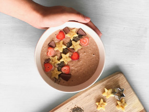 Avena de chocolate, perfecta para las mañanas frías