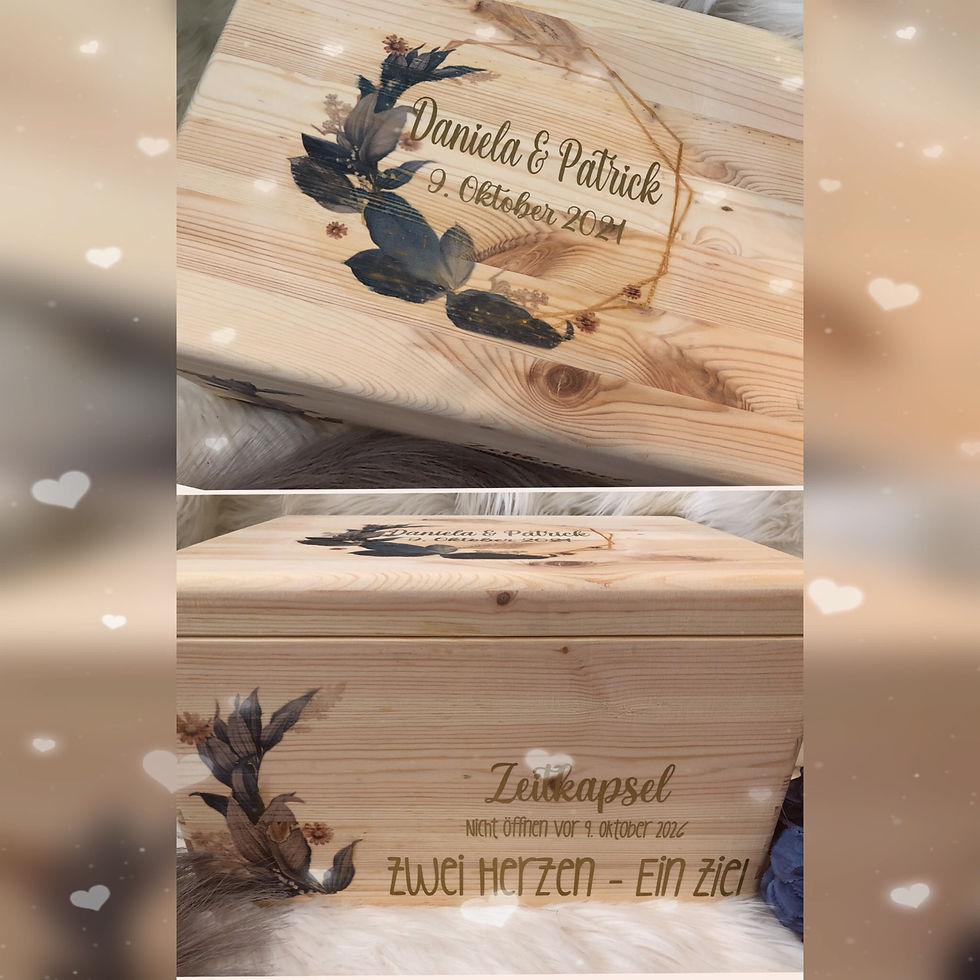Miniaturbild: Erinnerungsbox Hochzeit klein