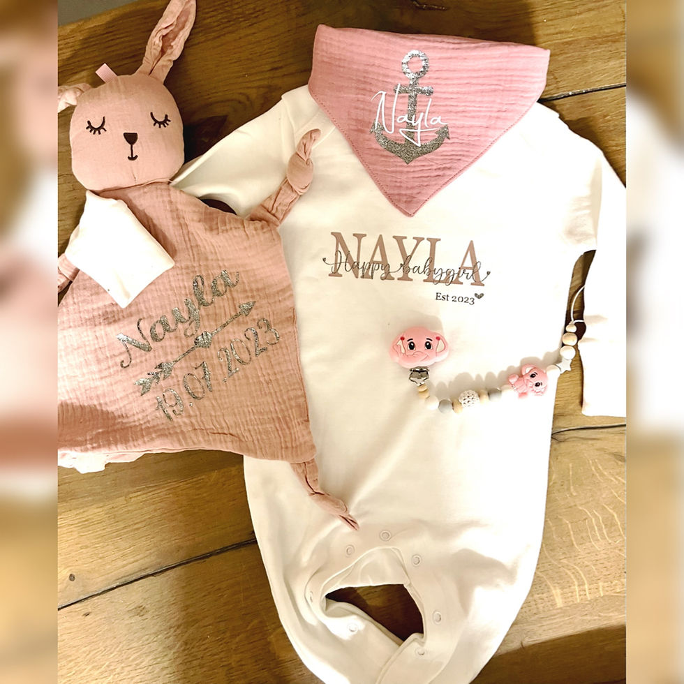 Miniaturbild: Baby-Geschenkset Body/Kuscheltier