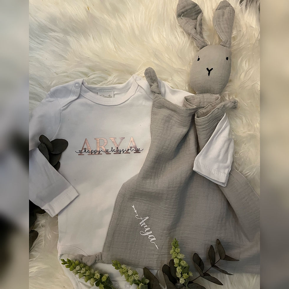 Miniaturbild: Baby-Geschenkset Body/Kuscheltier