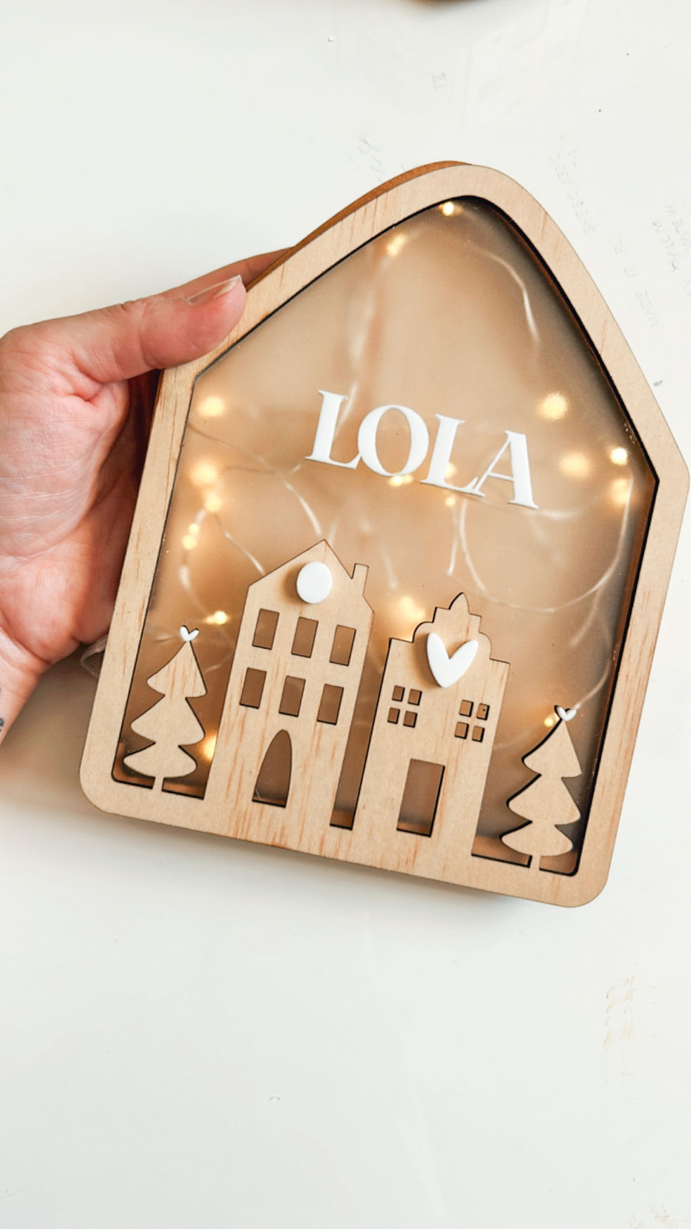 Thumbnail: Personalised Christmas Light Box