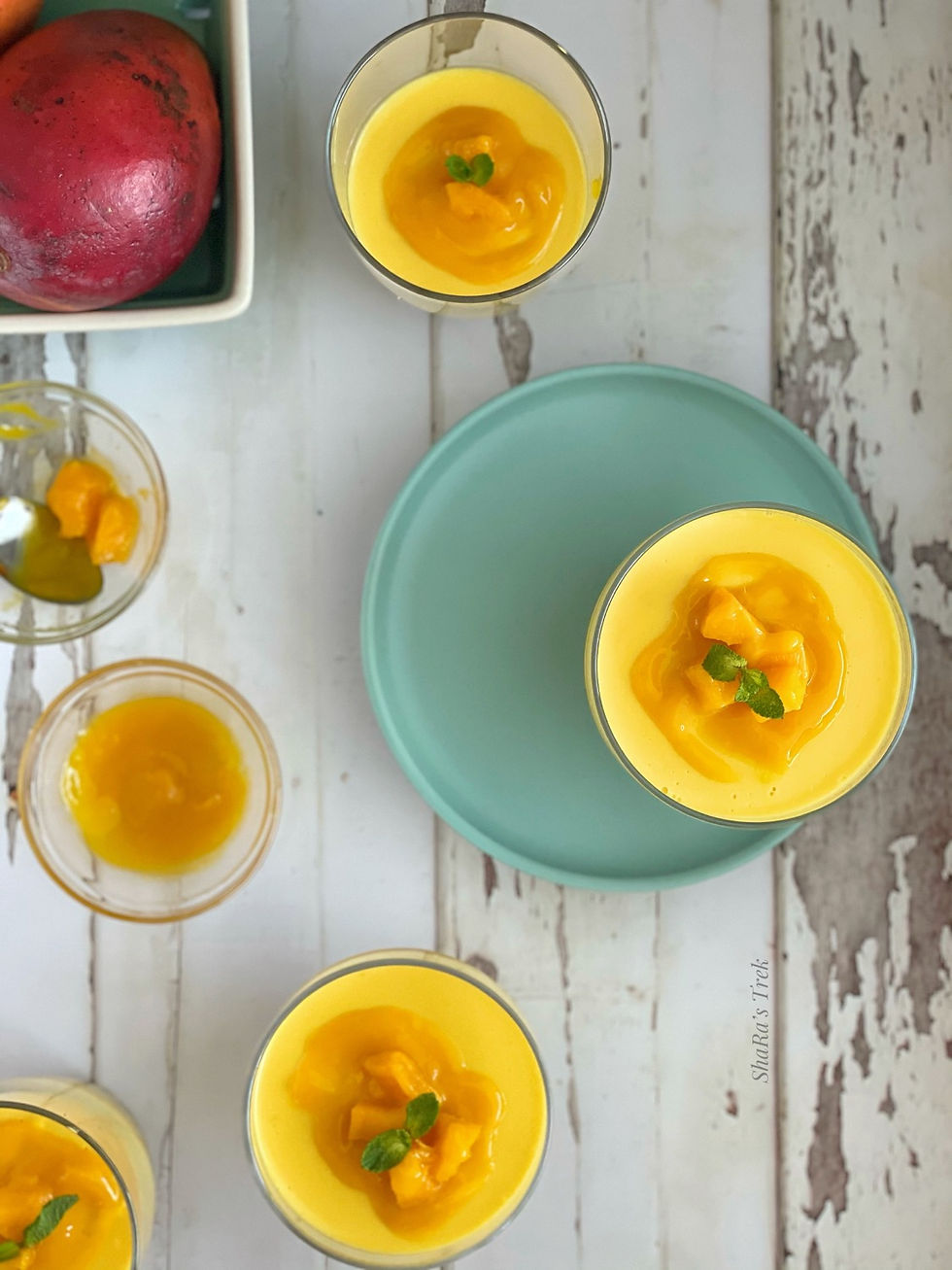 Mango China Grass Pudding