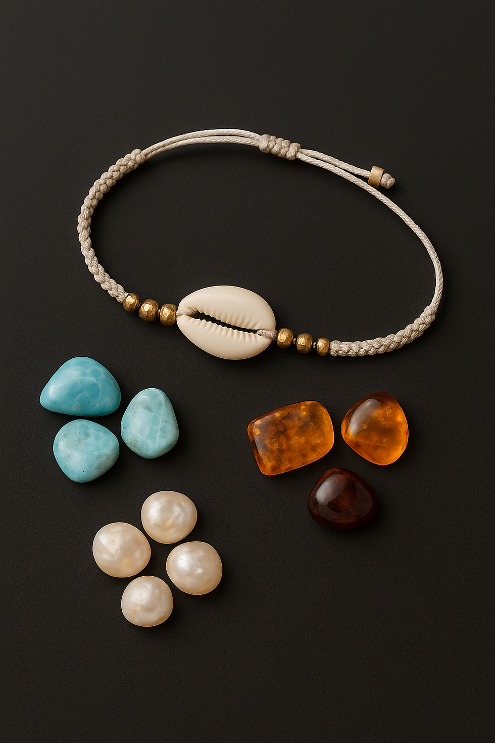 Miniatura: Taller de Pulseras de Larimar y Ámbar