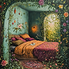 leslieyep_secret_garden-themed_bedroom_in_a_closet_painting_art_5191c2ba-52f5-4668-8bfb-2a