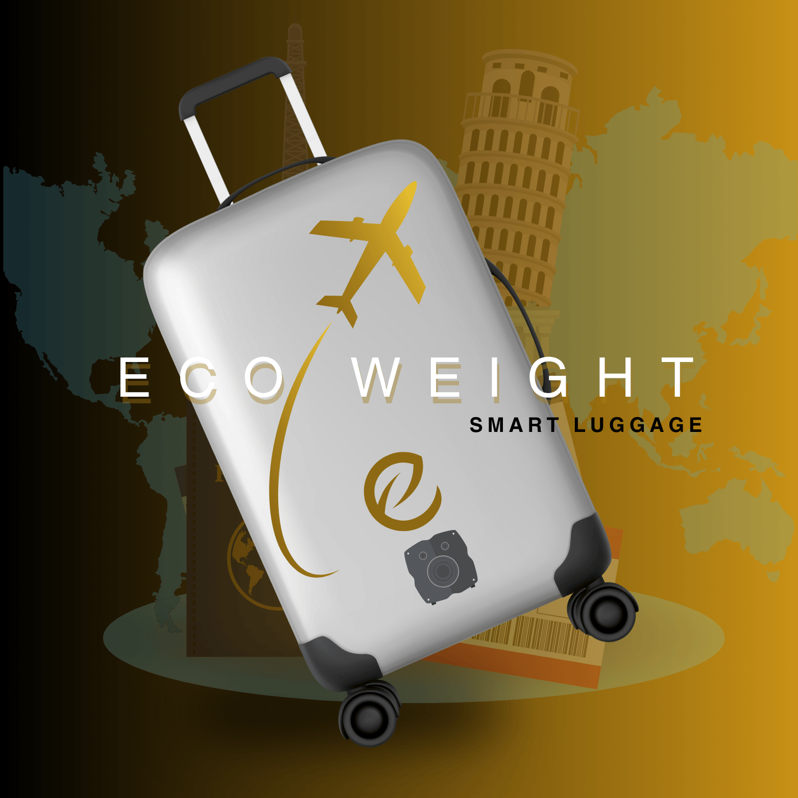 EcoWeight Smart Luggage: travel the world