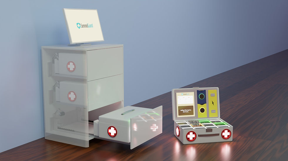 Smart medical cabinet with MedKit app, OU Design Show 2025