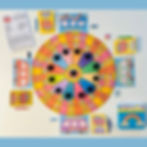 Flower power board game, colourful, fun