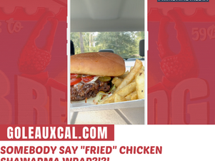 Somebody say "Fried" Chicken Shawarma Wrap?!?!