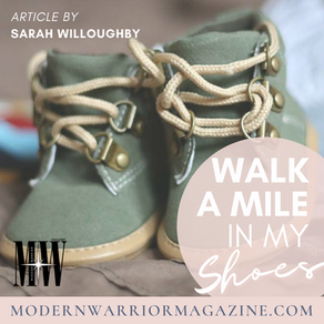 Modern Warrior Magazine - Walk A Mile In My Shoes (Oct 2021 Pages 40-41)