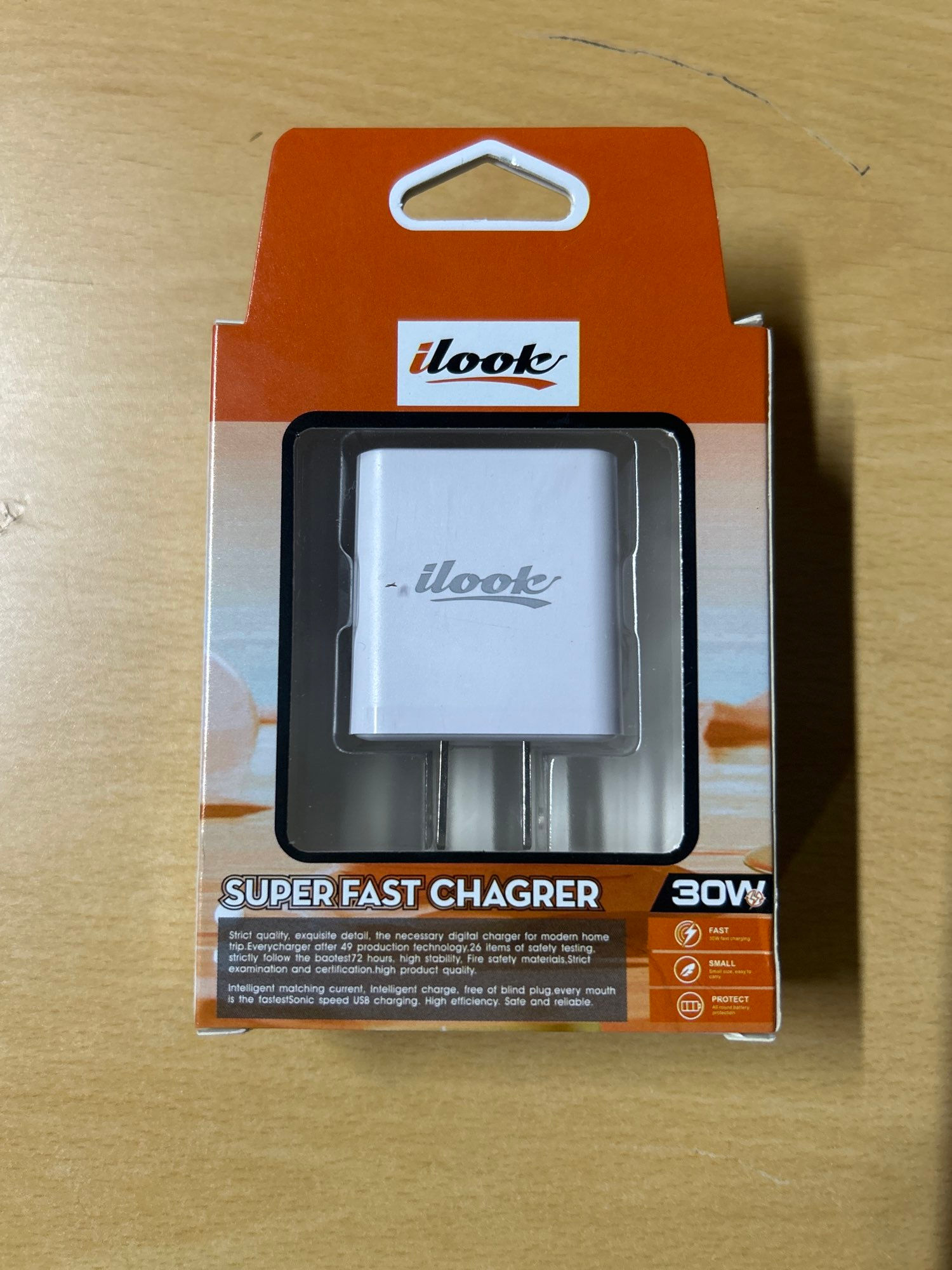 ⚡ Cargador iLook USB C N188 – Super Fast Charger 30W
