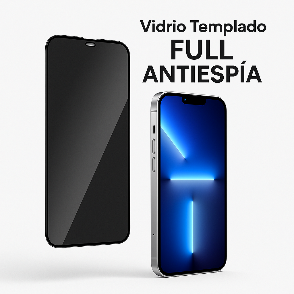 🕵️‍♂️ VIDRIO TEMPERADO ANTIESPÍA – iPhone