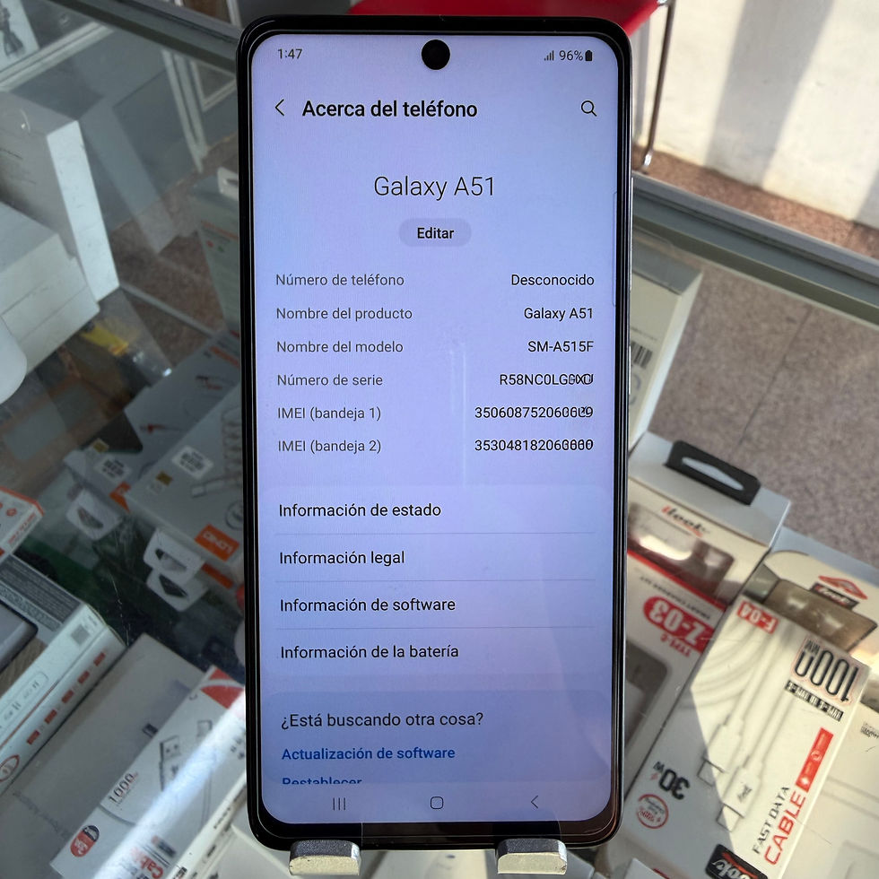 Miniatura: Samsung Galaxy A51 | 128GB | 4GB RAM | Azul