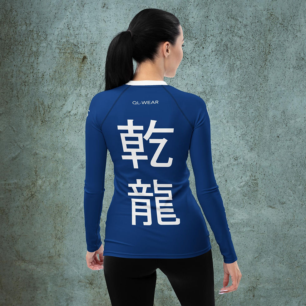 Miniaturbild: Women's Rash Guard - Blau/Weiss