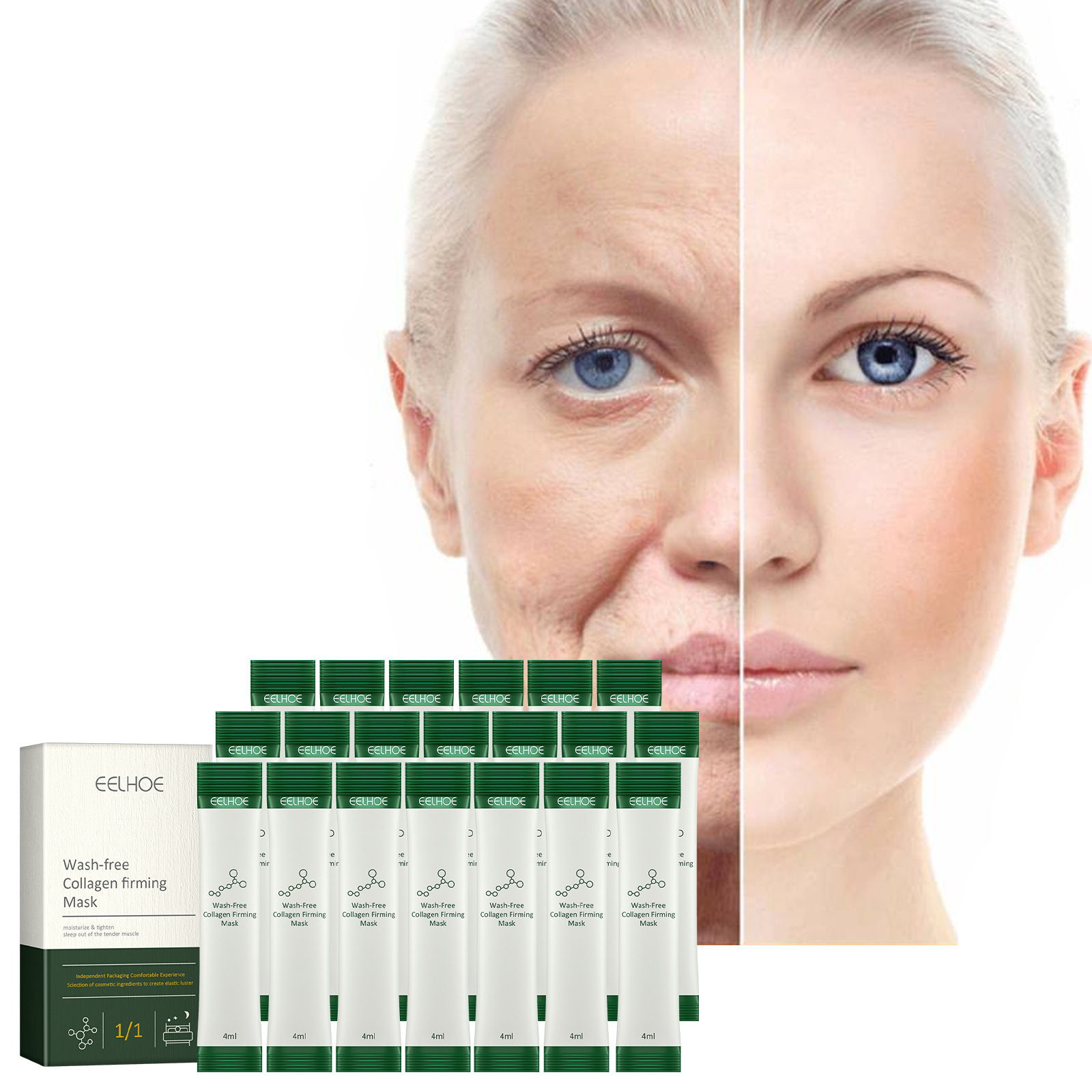 EELHOE Night Freeze Mask with Collagen for Hydration