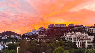 Benahavis signage on roundabaout