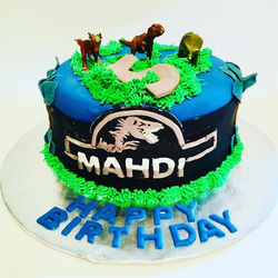 Jurassic World Theme Cake