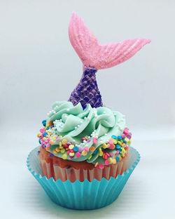Mermaid Strawberry Cupcakes