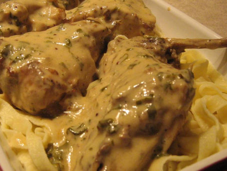 Lapin à la moutarde