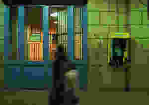train station at night