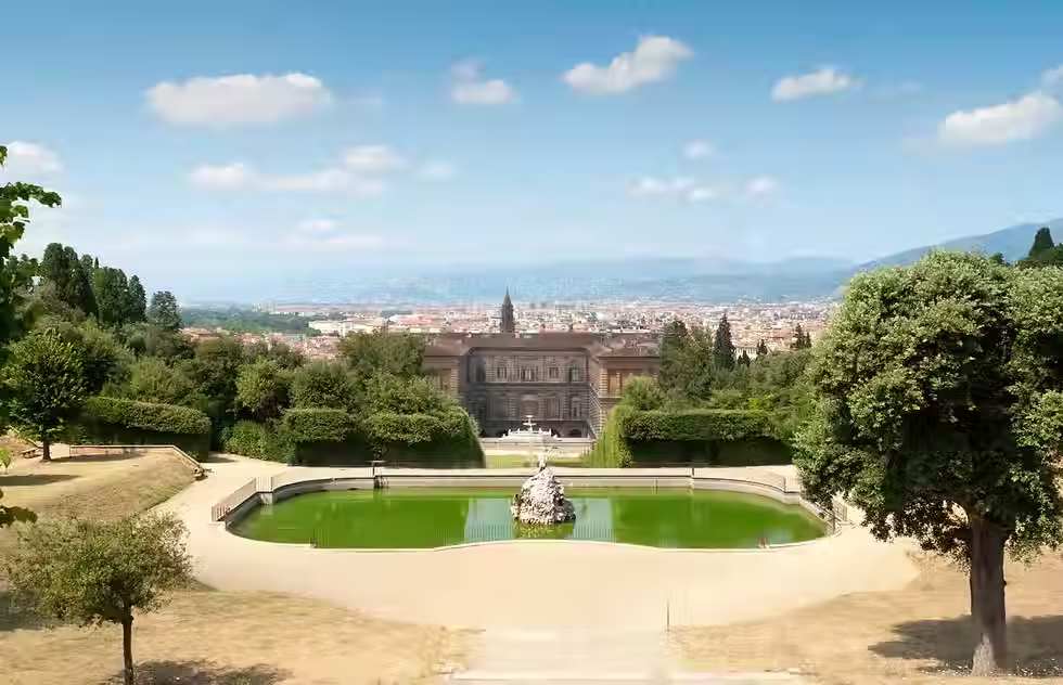 Jardins de Boboli + aplicativo de áudio
