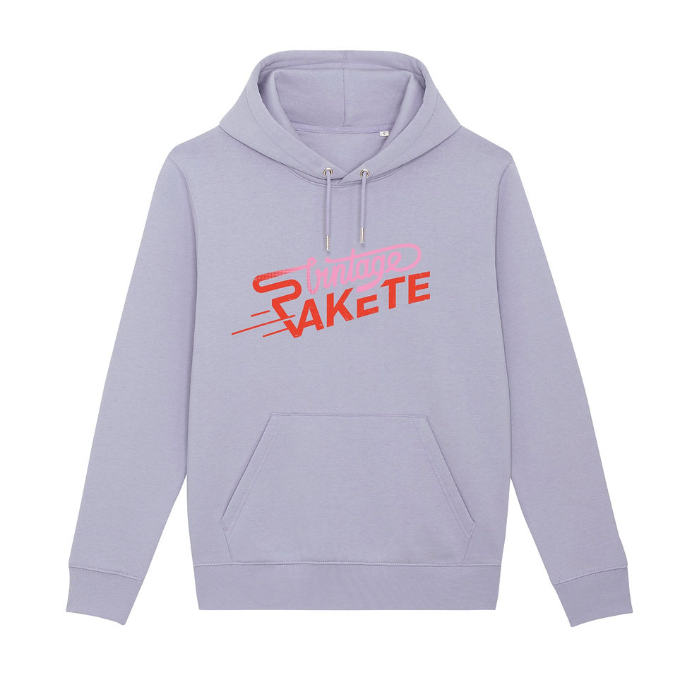 Miniaturbild: Vintage Raketen Hoodie (lavender)