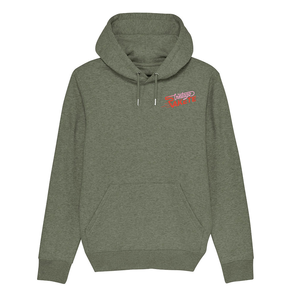 Miniaturbild: Vintage Raketen Hoodie (khaki-melange)