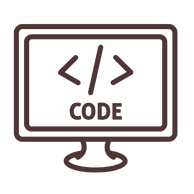 screen with code language representing coding and computing