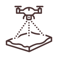 drone surveying representing technology