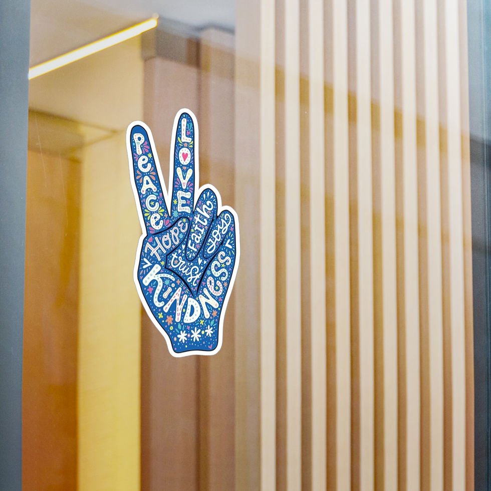 Thumbnail: Peace Sign Vinyl Sticker