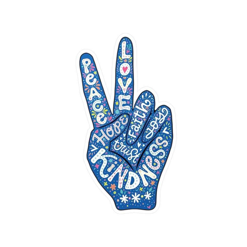 Thumbnail: Peace Sign Vinyl Sticker