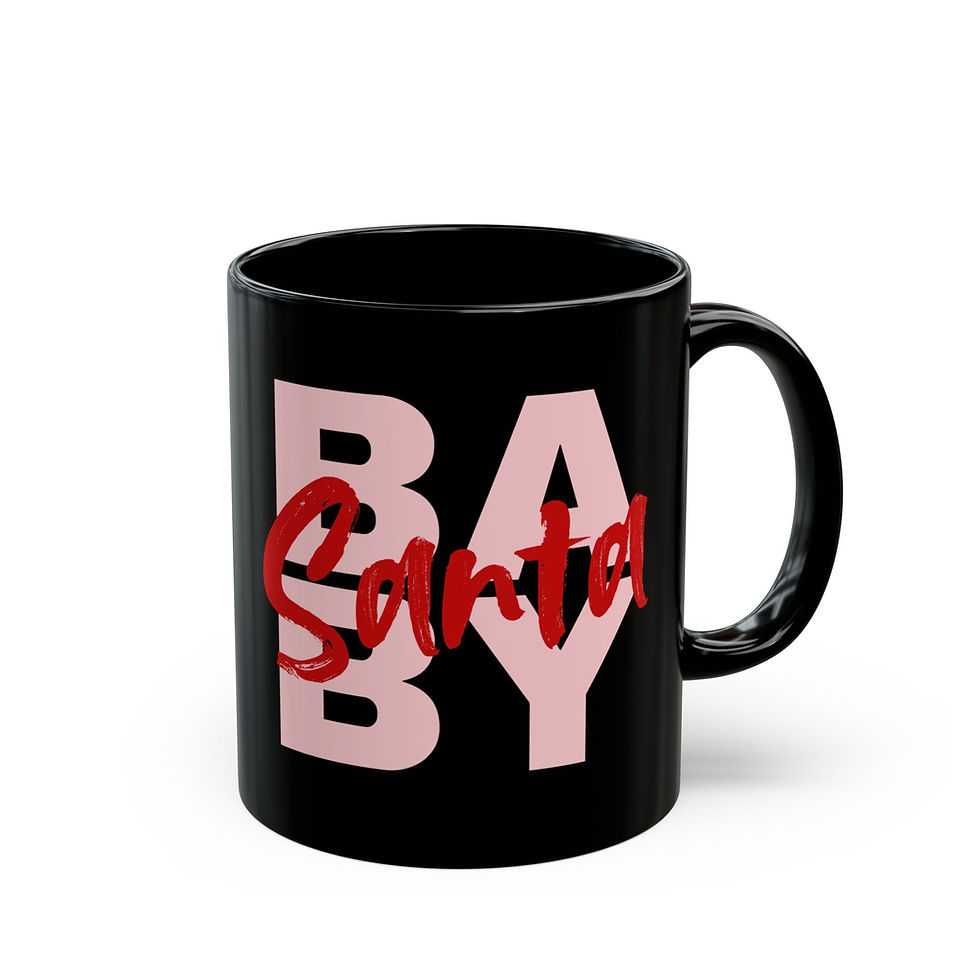 Thumbnail: Santa Baby Black Mug (11oz, 15oz)