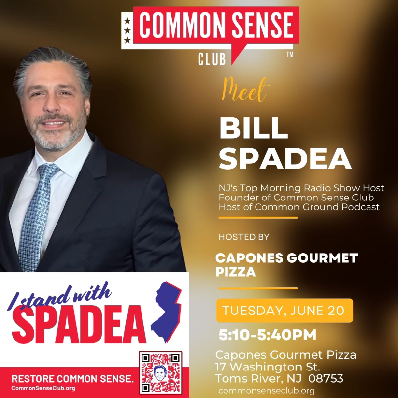 Meet & Greet with Bill Spadea at Capones Gourmet Pizza