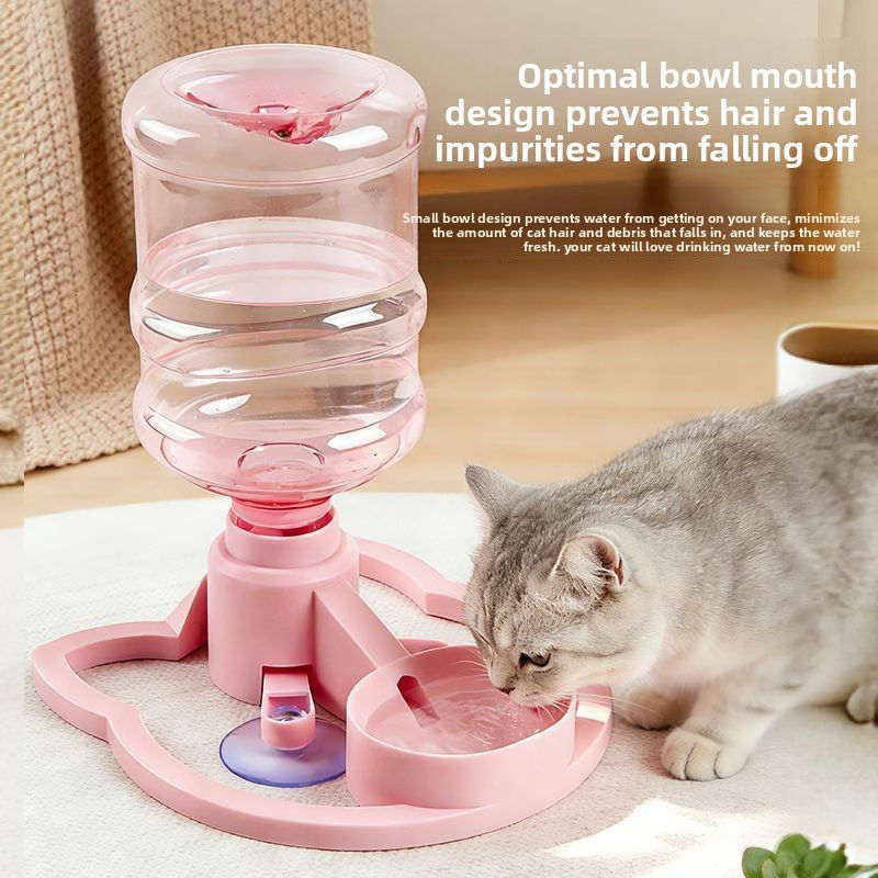Thumbnail: Cat Water Dispenser Pet Automatic Water Bowl No Filter No Electricity