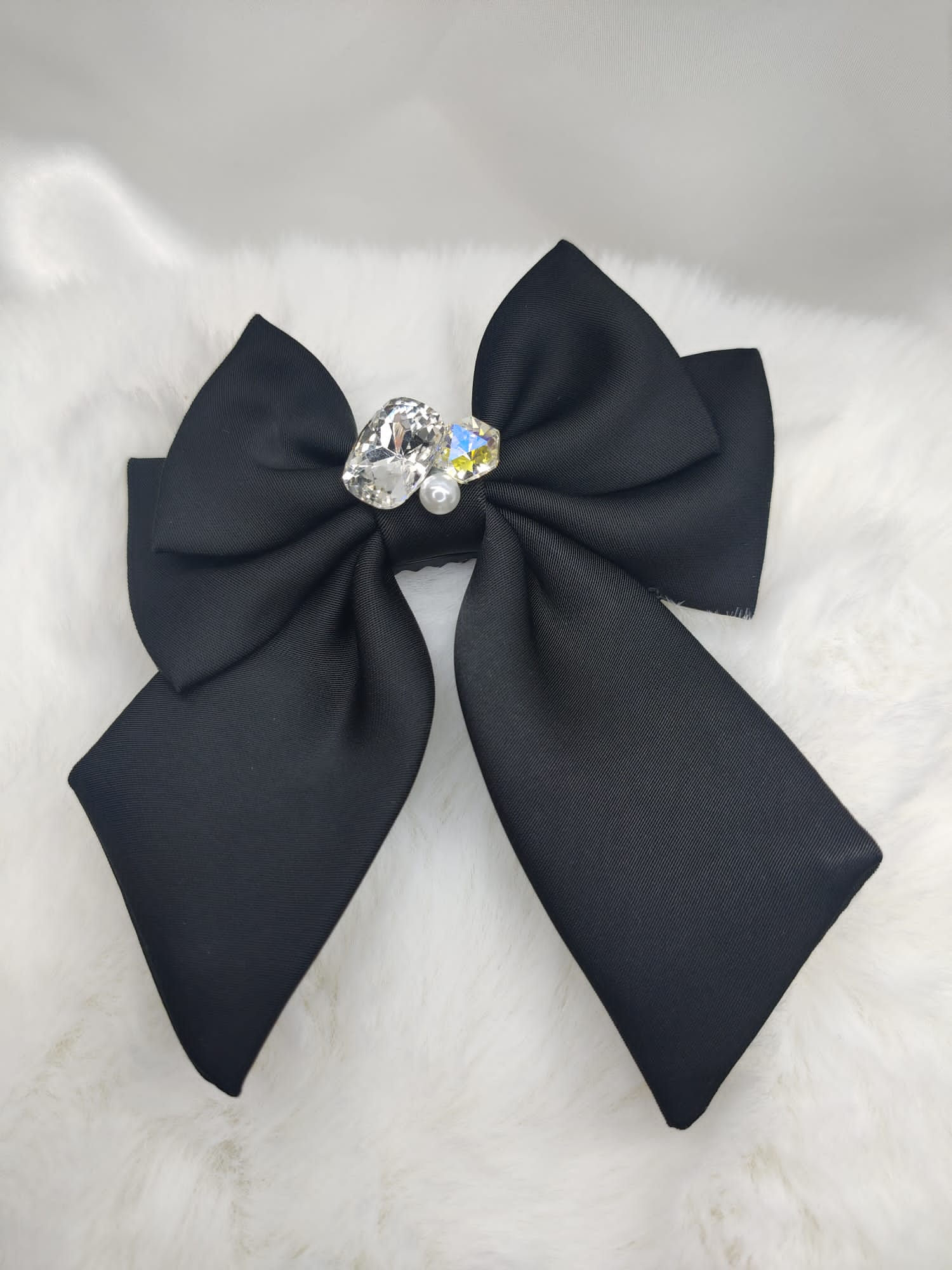 Black Hair Bow