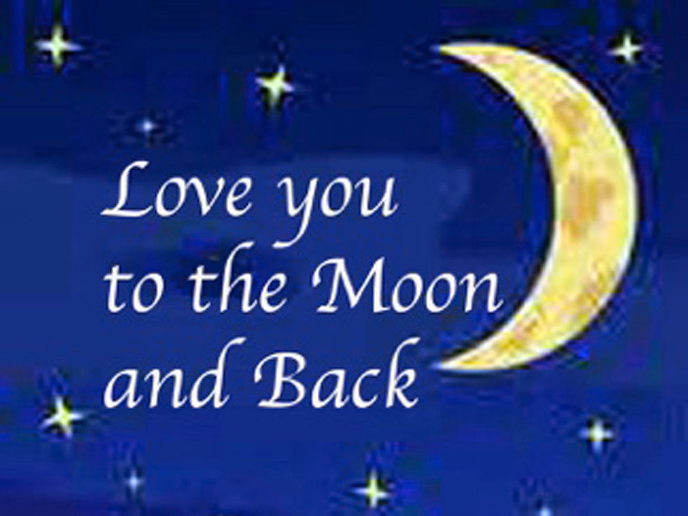 Love Greeting Card - Love You to the Moon