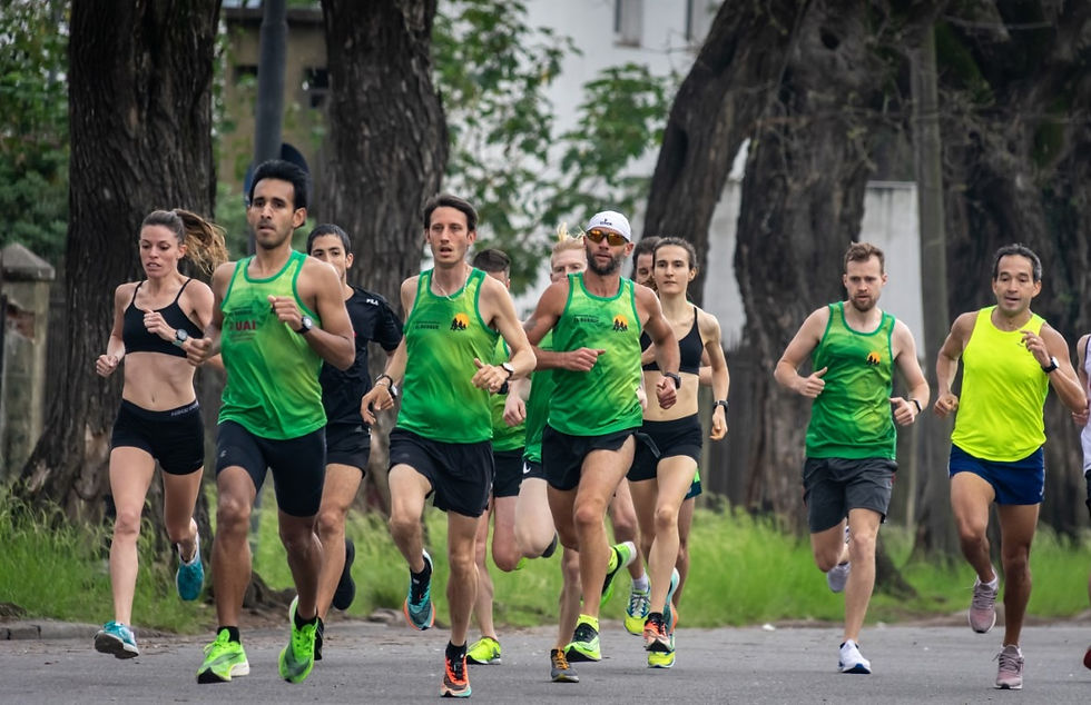 Pelotón de punta 3km