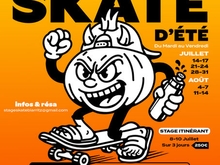 Stages de skate été 2026
