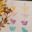 Thumbnail: Dreamy Glass Butterfly Earrings