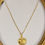 Thumbnail: Gold Bee Pendant Necklace