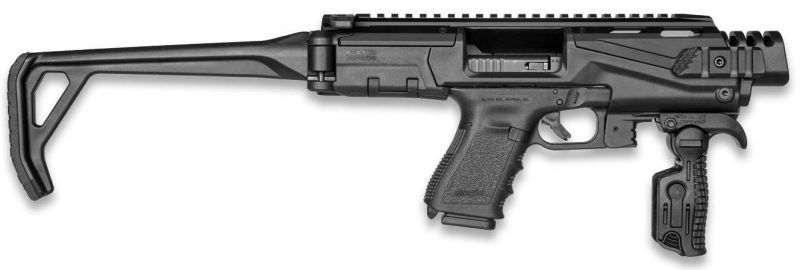 Miniature : FAB DEFENSE - Crosse KPOS Scout Glock Gen 3 à 5 avec Bungee - SLS - Noir