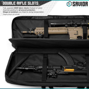 Miniature : Savior - Urban Warfare 51" - Housse Double Rifle - RB-5112DG-VER2-BK