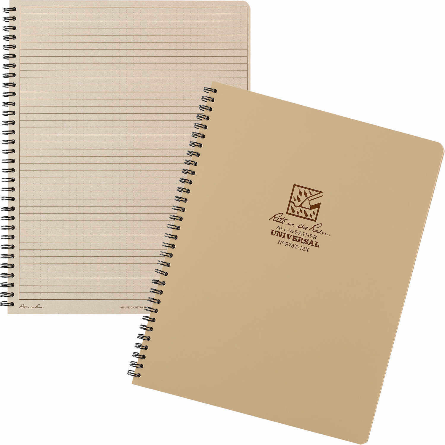 Rite in the rain - Cahier Spirale Tan - 973T-MX