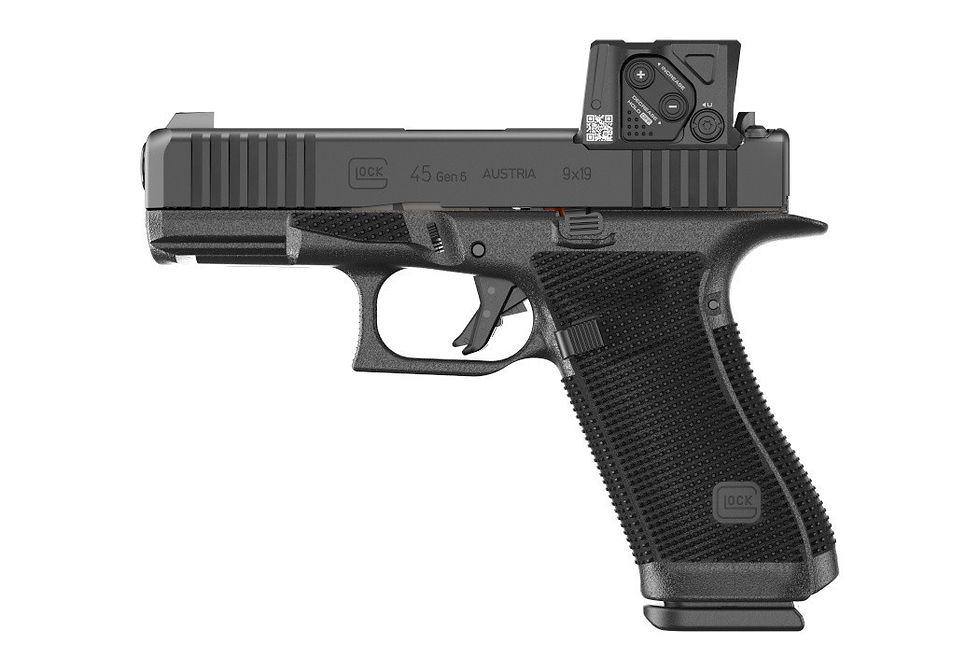 Miniature : Glock - Pistolet Glock 45 GEN 6 A-CUT COA Combo Cal 9x19 - 76218C