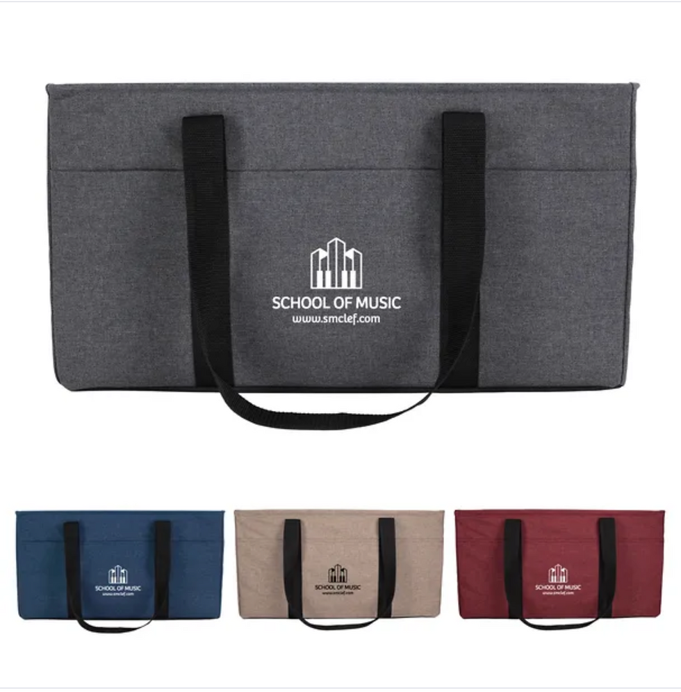 Two-Tone Utility Tote Bag