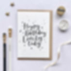 Thumbnail: Happy Birthday Lovely lady birthday card