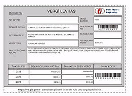 VERGİ LAVHAMIZ 